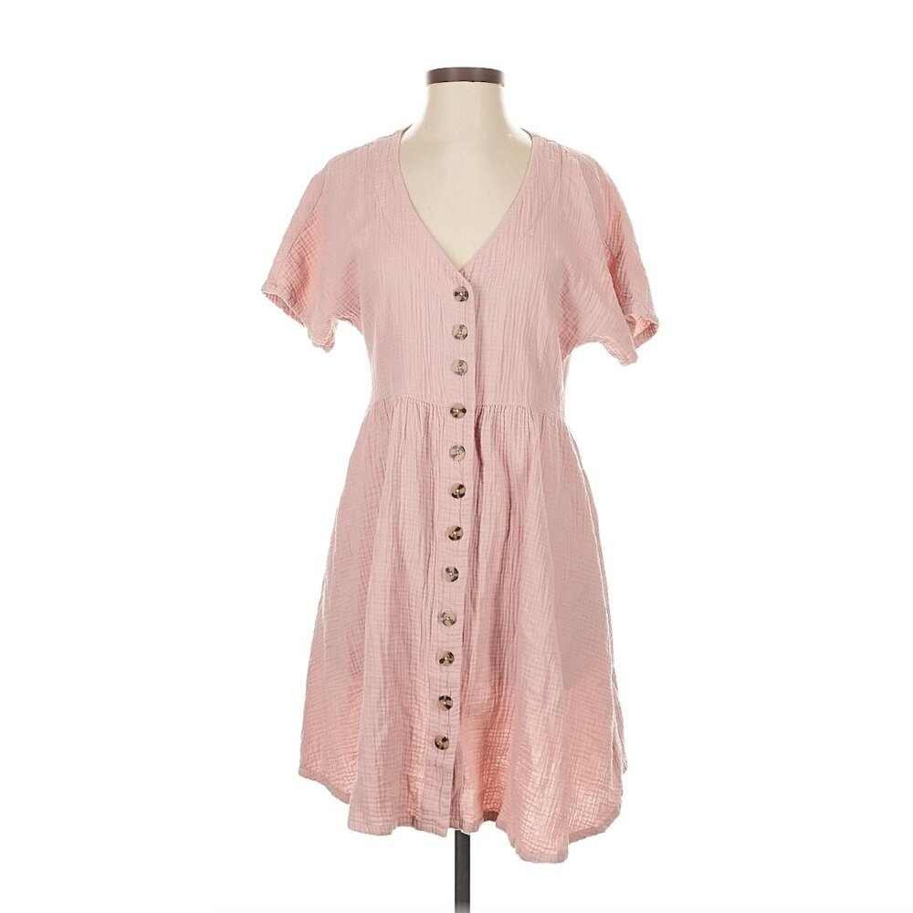 Blush Pink Madewell Flowy Small Dress